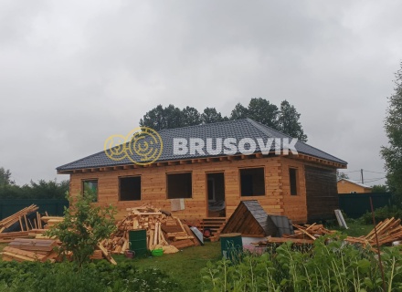 Пристройка к дому из профилированного бруса 145х145мм по индивидуальному проекту в д. Бакланово, Клинский р-н., Московская обл