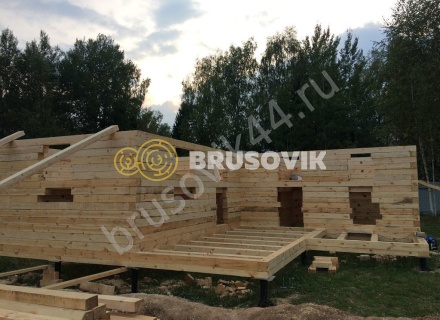 Строительство жилого дома из бруса