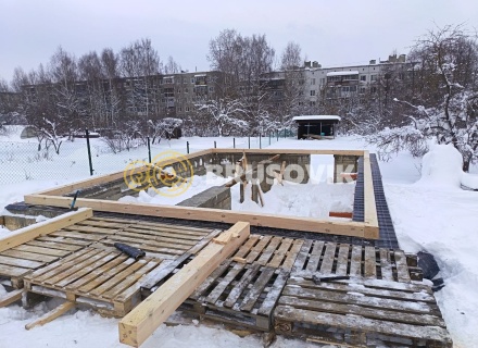 Баня 6х9 м. из профилированного бруса 145х145 мм. в г. Заволжье, Городецкий район, Нижегородская область