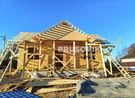Дом 6х10м из профилированного бруса 145х145мм в д. Покровские Горки, Угличский район, Ярославская область