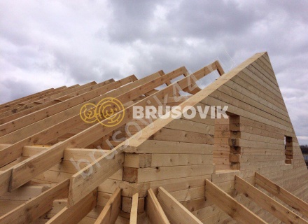 Дом из бруса по проекту № 6