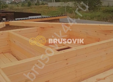  Баня из проф. бруса 145х145 мм