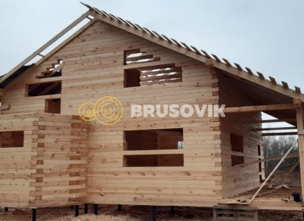 Дом из бруса, Ярославская область, Угличский р-н, п. Зеленая роща