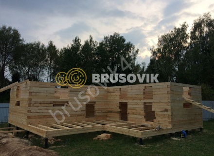Строительство жилого дома из бруса