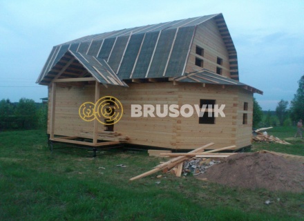 Дом 7х10 м из профилированного бруса 145х145 мм в Ивановской области