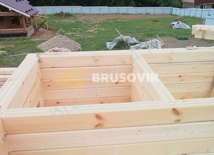 Баня из проф. бруса 145х145 мм