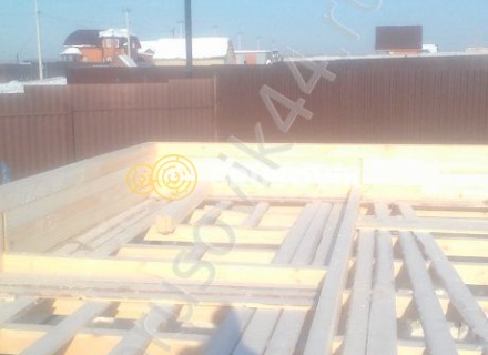 Дом из бруса 150х150 мм. по проекту № 5