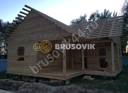 Строительство жилого дома из бруса
