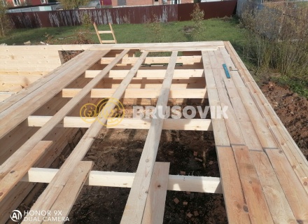 Дом 8х10м из профилированного бруса 145х195мм по индивидуальному проекту в посёлке Зелёная Роща, Угличский район, Ярославская область