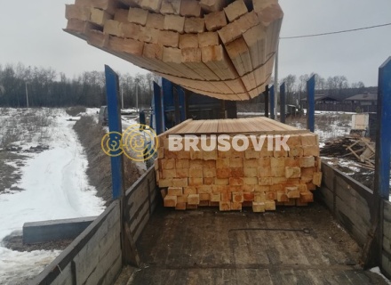 Дом 9х9 из профилированного бруса 145х195 мм, Костромская область, поселок Зарубино