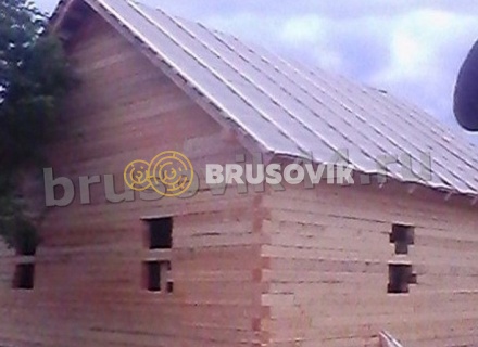 Дом 7,5х10 м из обрезного бруса 150х150 мм, Проект №2, в Ярославской области