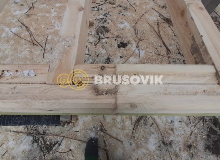 Дом 9х9 из профилированного бруса 145х195 мм, Костромская область, поселок Зарубино