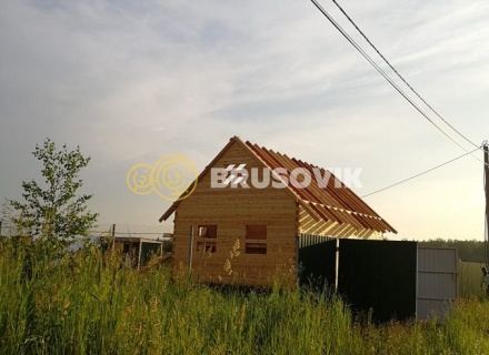 Дом 6х9 м из профилированного бруса 145х145 мм в коттеджном посёлке Барсово, д. Малые Петрищи, городской округ Щёлково, Московская область