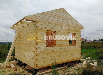 Баня из профилированного бруса 145х145 мм