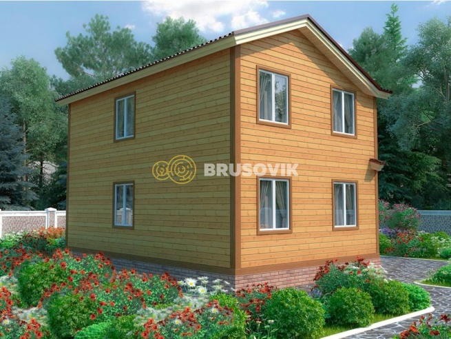 Проект №78 дома из бруса 7х9