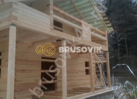 Дом 10х11 из профилированного бруса 145х195 мм