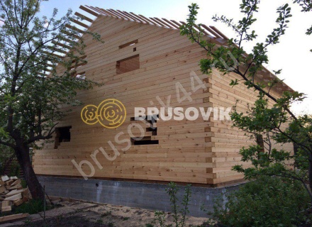 Возведение дома из бруса