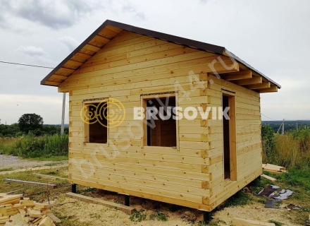 Баня из профилированного бруса 145х145 мм