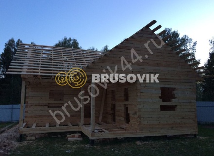 Строительство жилого дома из бруса