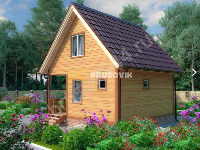 Проект №15 баня из бруса 6х6