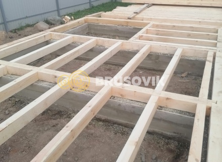 Баня 4,5х4,5 м с террасой 3х4,5 м из обрезного бруса 150х150 мм по индивидуальному проекту в д. Зарубино, Костромской район