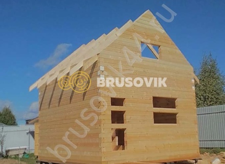  Баня из проф. бруса 145х145 мм