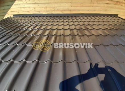 Дом 9х9 м из обрезного бруса 150х150 мм по индивидуальному проекту в г. Медынь, Калужская область