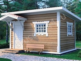 Проект №4 баня из бруса 5х4