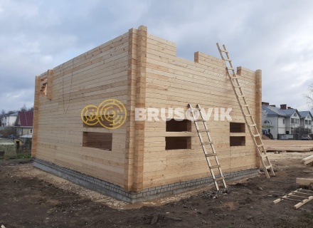 Два дома 8х10 м из профилированного бруса 195х145 мм, Ярославская область, г. Углич