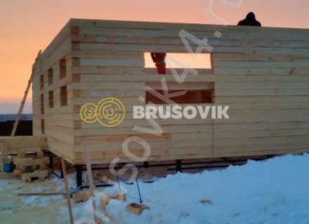 Дом из бруса 150х150 мм. по проекту № 5
