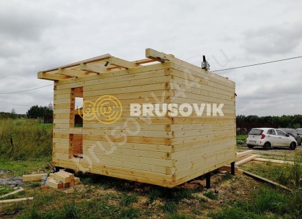 Баня из профилированного бруса 145х145 мм
