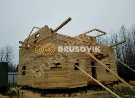 Строительство дома из бруса СТ Отрадное 36, Волоколамский р-н, Московская область