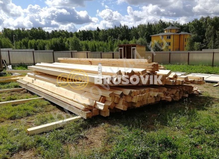 Дом 7х9 м. из профилированного бруса 145х145 мм