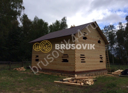 Брусовой дом для заказчика