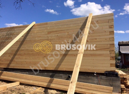 Возведение дома из бруса