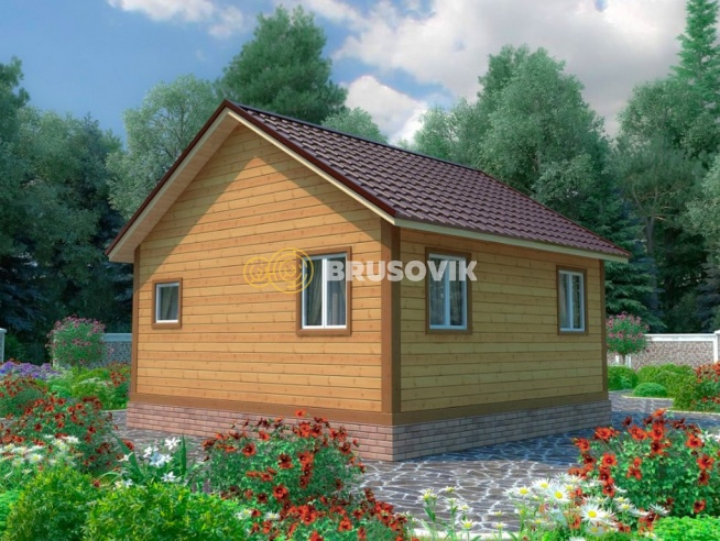 Проект №24 баня из бруса 6х6