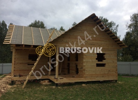 Строительство жилого дома из бруса