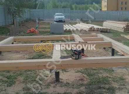  Баня из проф. бруса 145х145 мм