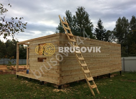 Строительство жилого дома из бруса