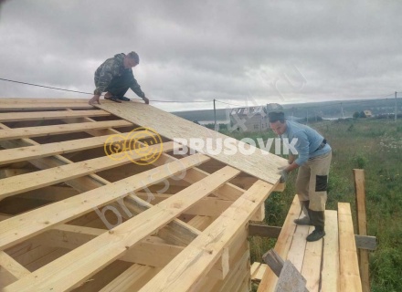 Баня из профилированного бруса 145х145 мм