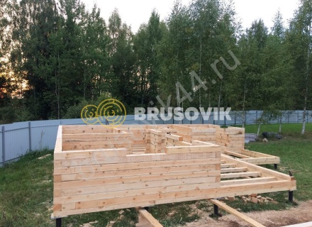 Строительство жилого дома из бруса