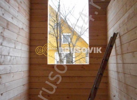 Дом по проекту заказчика из обрезного бруса