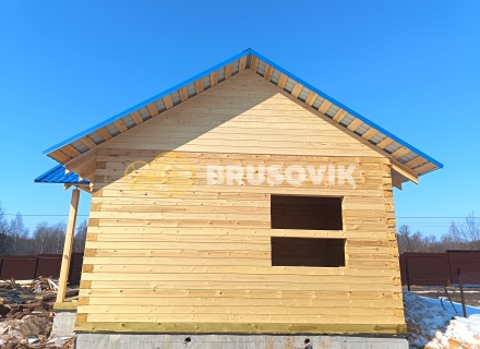 Дом 6х10м из профилированного бруса 145х145мм в д. Покровские Горки, Угличский район, Ярославская область