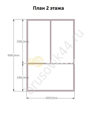 Проект №61 дома из бруса 9х9