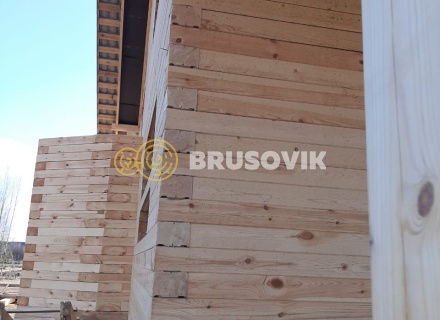 Дом из бруса, Ярославская область, Угличский р-н, п. Зеленая роща