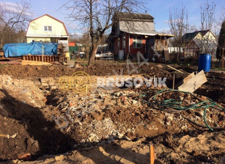 Возведение ленточного фундамента