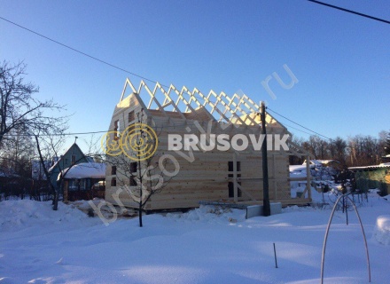 Строительство брусового дома