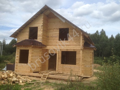 Дом по проекту № 7 - фото процесса строительства