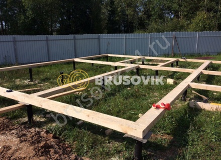 Строительство жилого дома из бруса