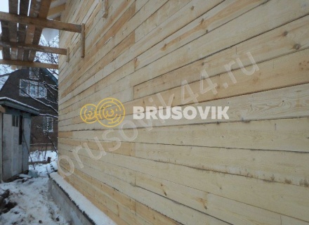 Дом по проекту заказчика из обрезного бруса